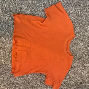 Burnt orange aerie tshirt